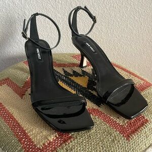 Nine West Women's Ripe3 Open Toe Ankle Strap Heeled Sandal Sz:91/2